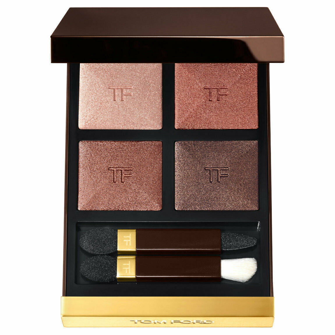 TOM FORD Eye Color Eye Shadow Quad Palette BODY HEAT 03 Peach Taupe Brown BOXED - $59.50