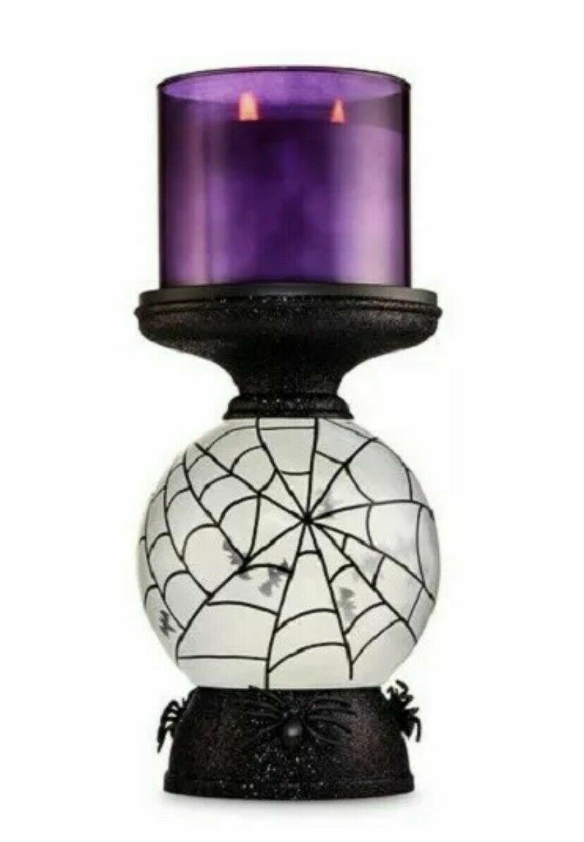 Bath & Body Works 2020 Halloween Bat Globe Candle Holder New In Box
