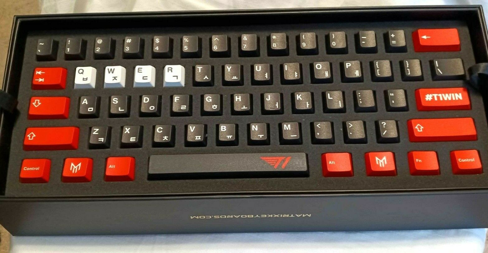 Matrix x Clix Mechanical Gaming Keyboard 60 RGB Black & Red Multiple