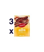 DELECTA Budyn Family Size Pudding CHOCOLATE flavor 3pc- FREE SHIPPING - $8.90