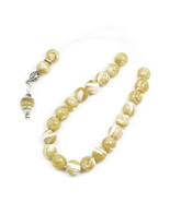 Ladies Worry Beads - Komboloi -  Mother of Pearl-MOP &amp; Sterling Silver - $60.00