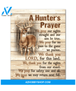 We Pray For No Pain To The Game We Pursue Giving Hunter’S Prayer Canvas ... - $49.99