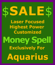 Sale Billionaire Wealth Spell Custom Magick For Aquarius Betweenallworlds Ritual - $129.50