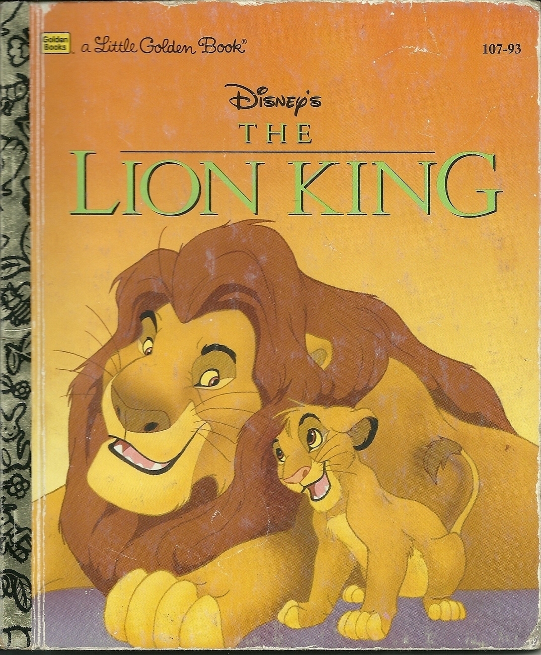 lion king book with sounds