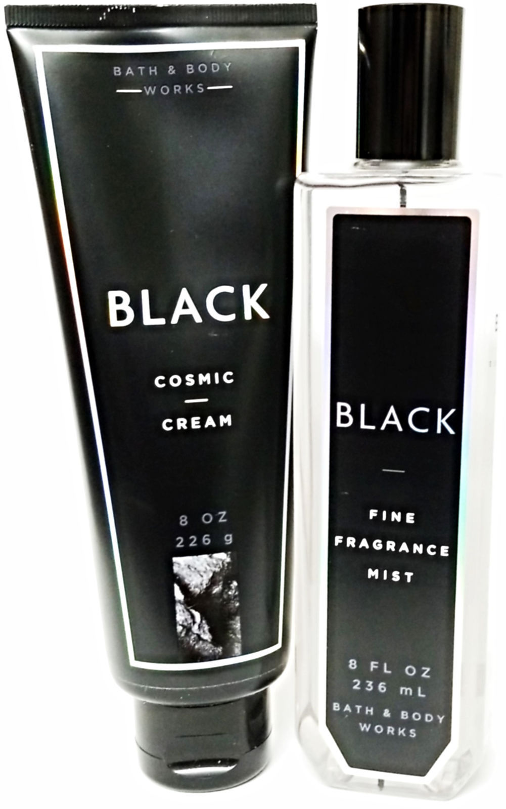 Bath and Body Works Black Fine Fragrance Mist, Cosmic Cream Limited