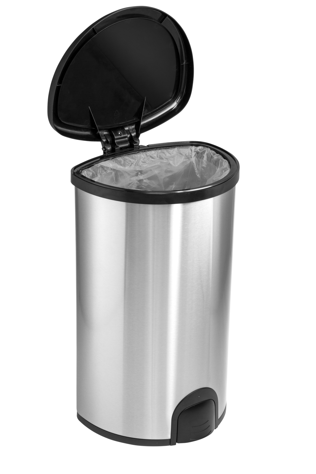 Trash Can 13 Gallon Toe Tap Motion Sensor Garbage bin - Trash Cans ...