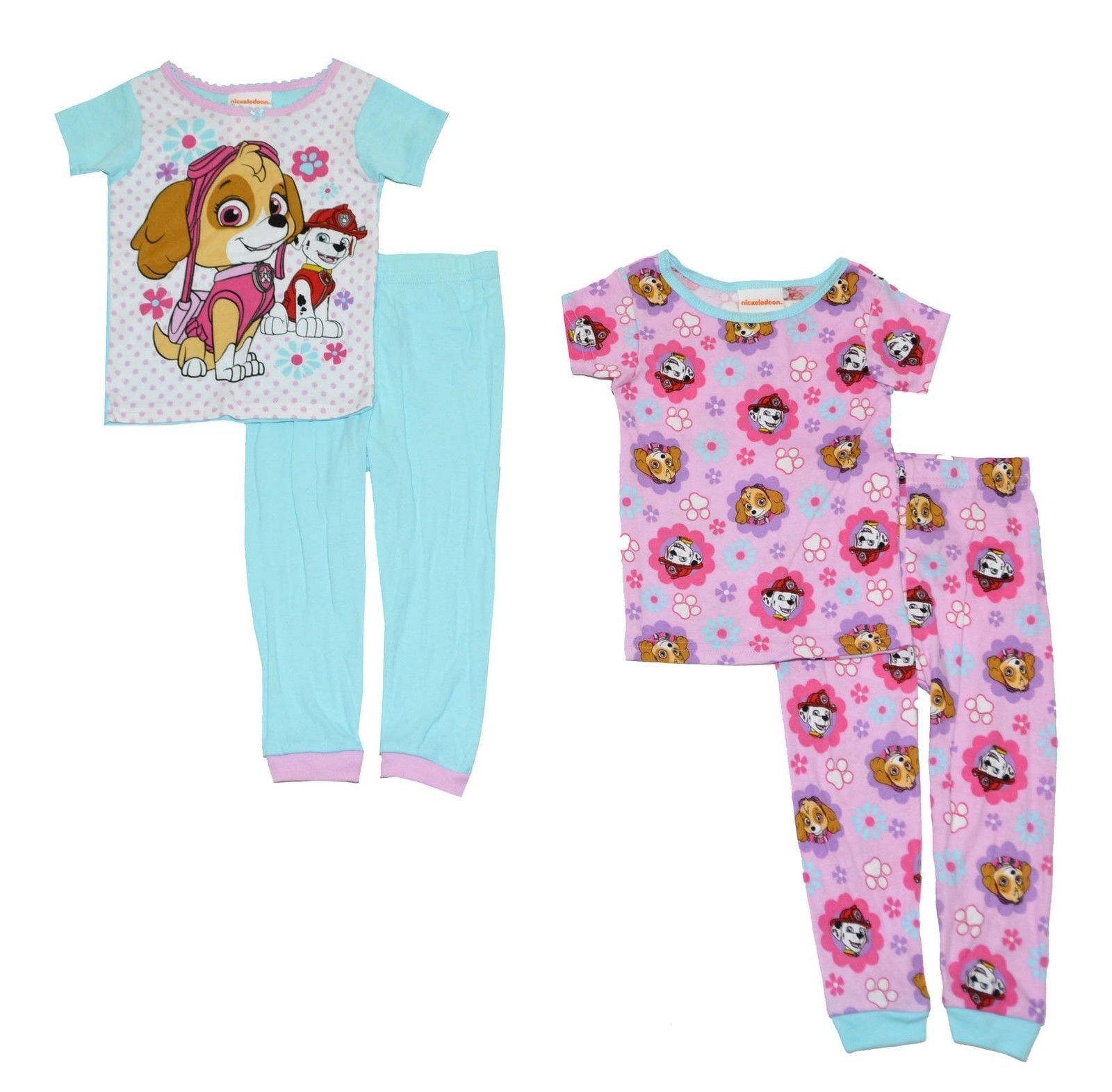Nickelodeon Disney Baby Girl Toddler Fleece PJ Set size 2 T