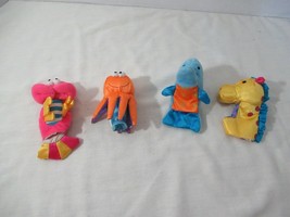 Carters plush finger puppet lot sea ocean creatures dolphin octopus shrimp + - $8.90