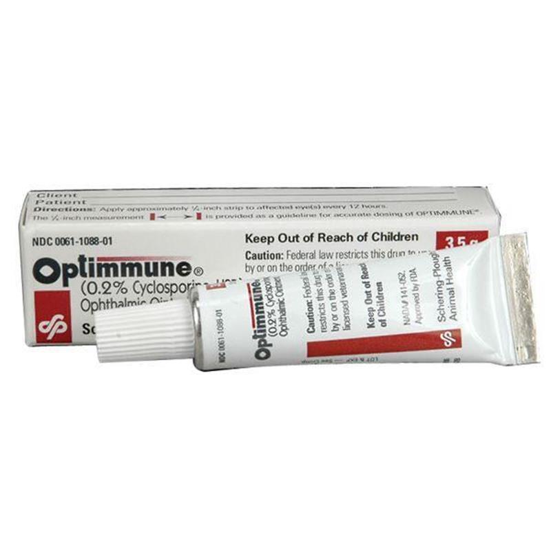 3.5g.Optimmune eye ointment for eye irritation in dog Eye Care