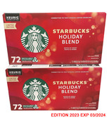 2 Pack Starbucks Holiday Blend K-Cups Medium Roast Limited Edition 2023 ... - $91.75