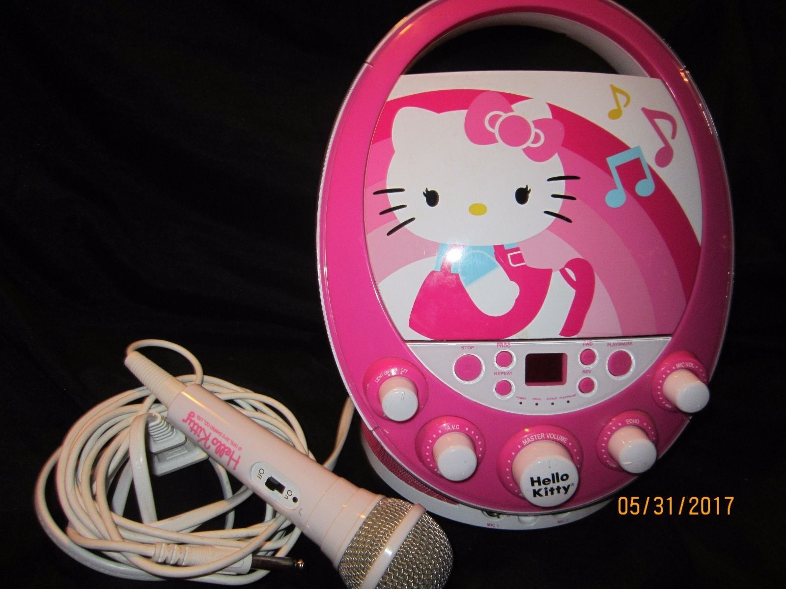 Hello Kitty CD+G Karaoke Machine w/ Lights and 50 similar items