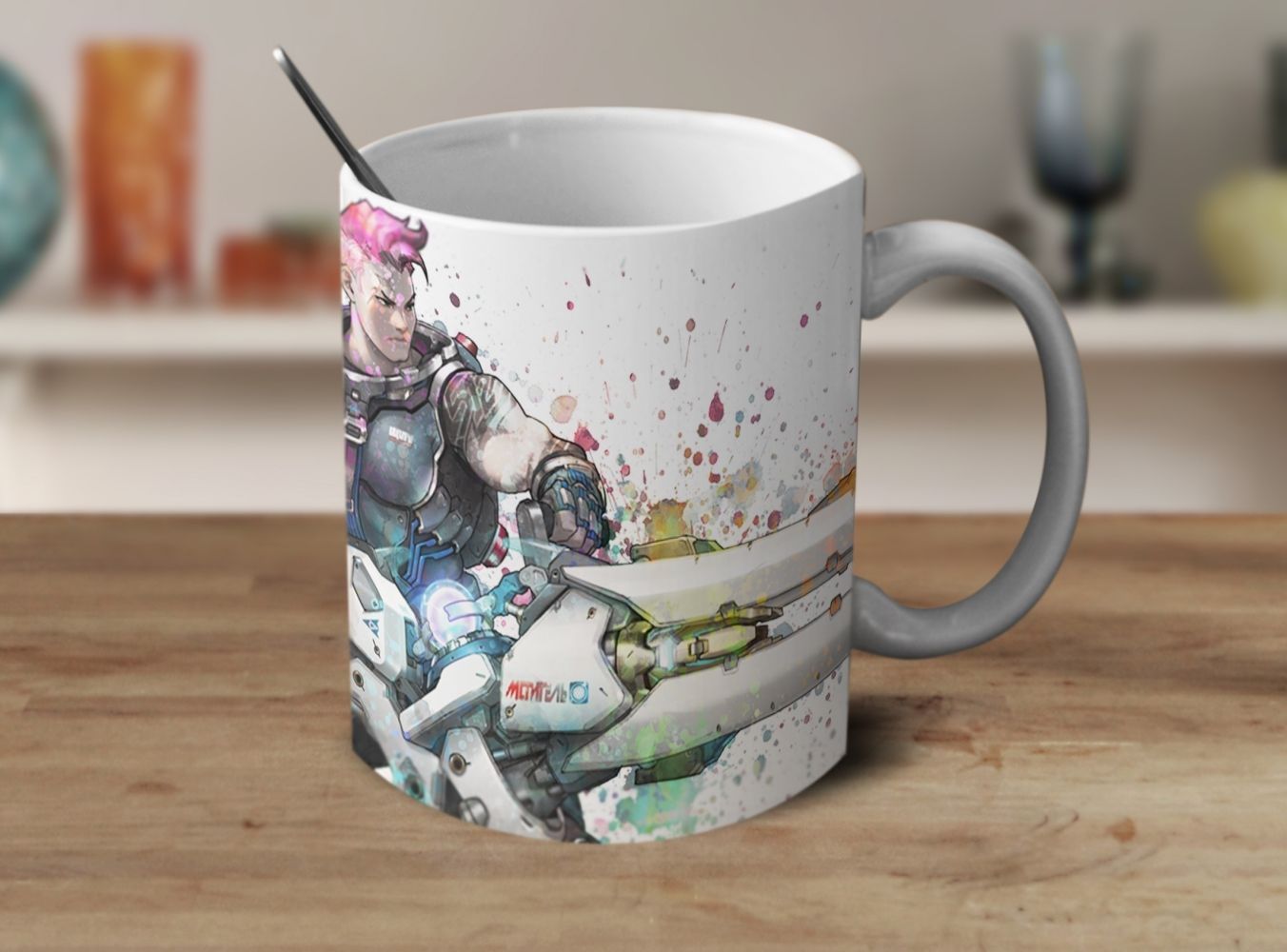 Zarya Overwatch Mug Overwatch Coffee Mug Color Changing Mug Magic Mug