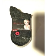 Marilyn Monroe Womens New Anklet Socks 5 Pairs Glimmer Sock Size 9-11 NWT - $9.94