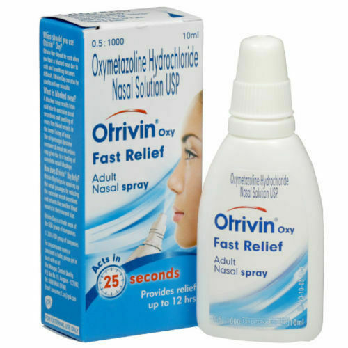 30Pack X Otrivin Adult Nasal Spray Clears Blocked Nose Long Lasting Moisturizing