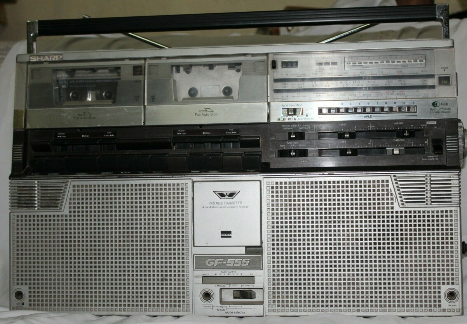 Sharp 555 Double Cassette Recorder Other