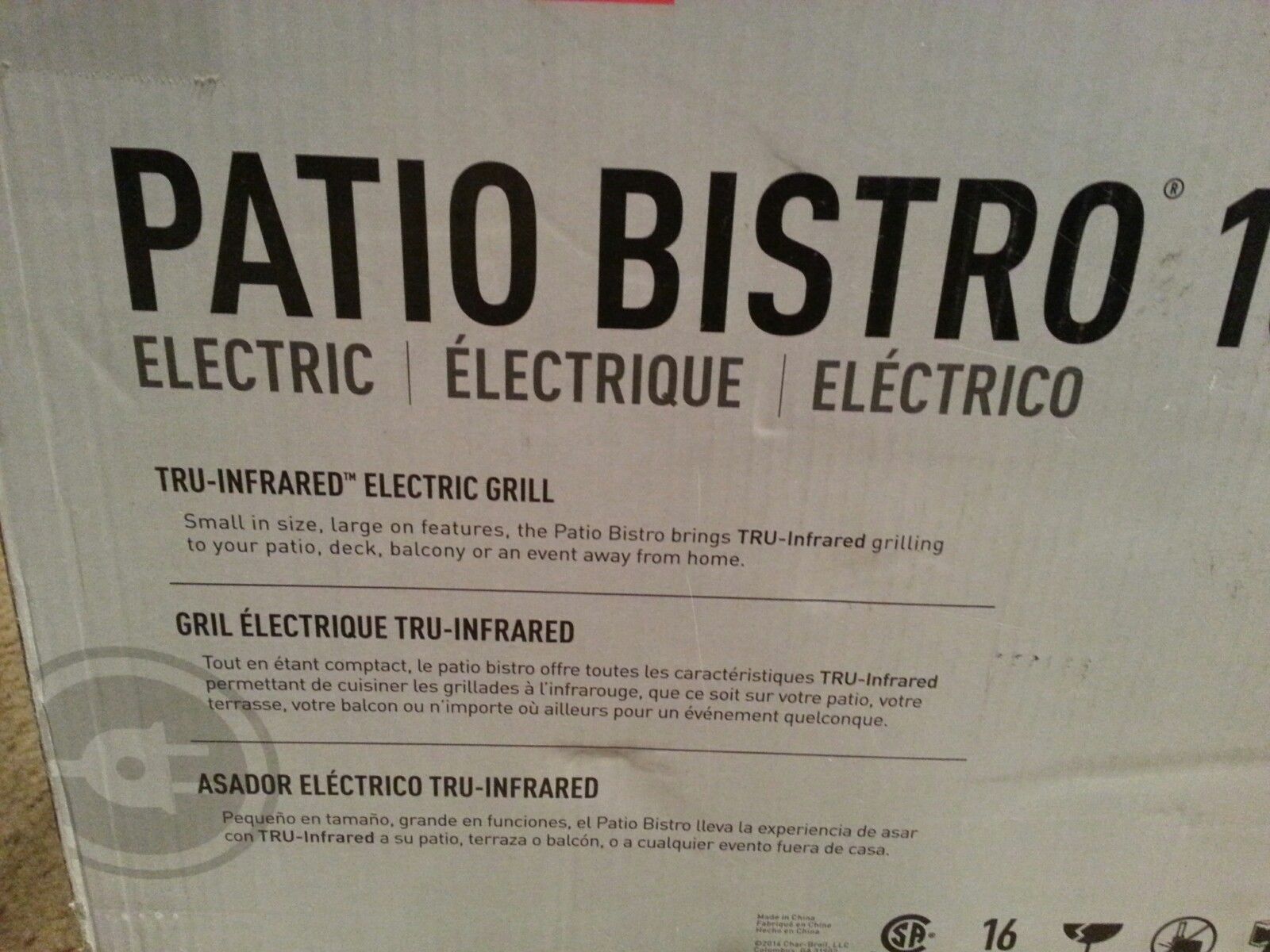 Charbroil Patio Bistro 180 Electric Infrared And Similar Items Charbroil Patio Bistro 180 Electric Infrared Grill In Original Box Works Great