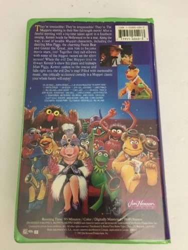 The Muppet Movie (VHS,1993)Jim Henson-TESTED-RARE VINTAGE COLLECTIBLE ...