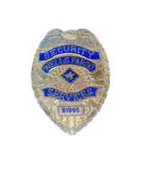 Vtg OBSOLETE Wells Fargo Security Services Badge Guard image 5