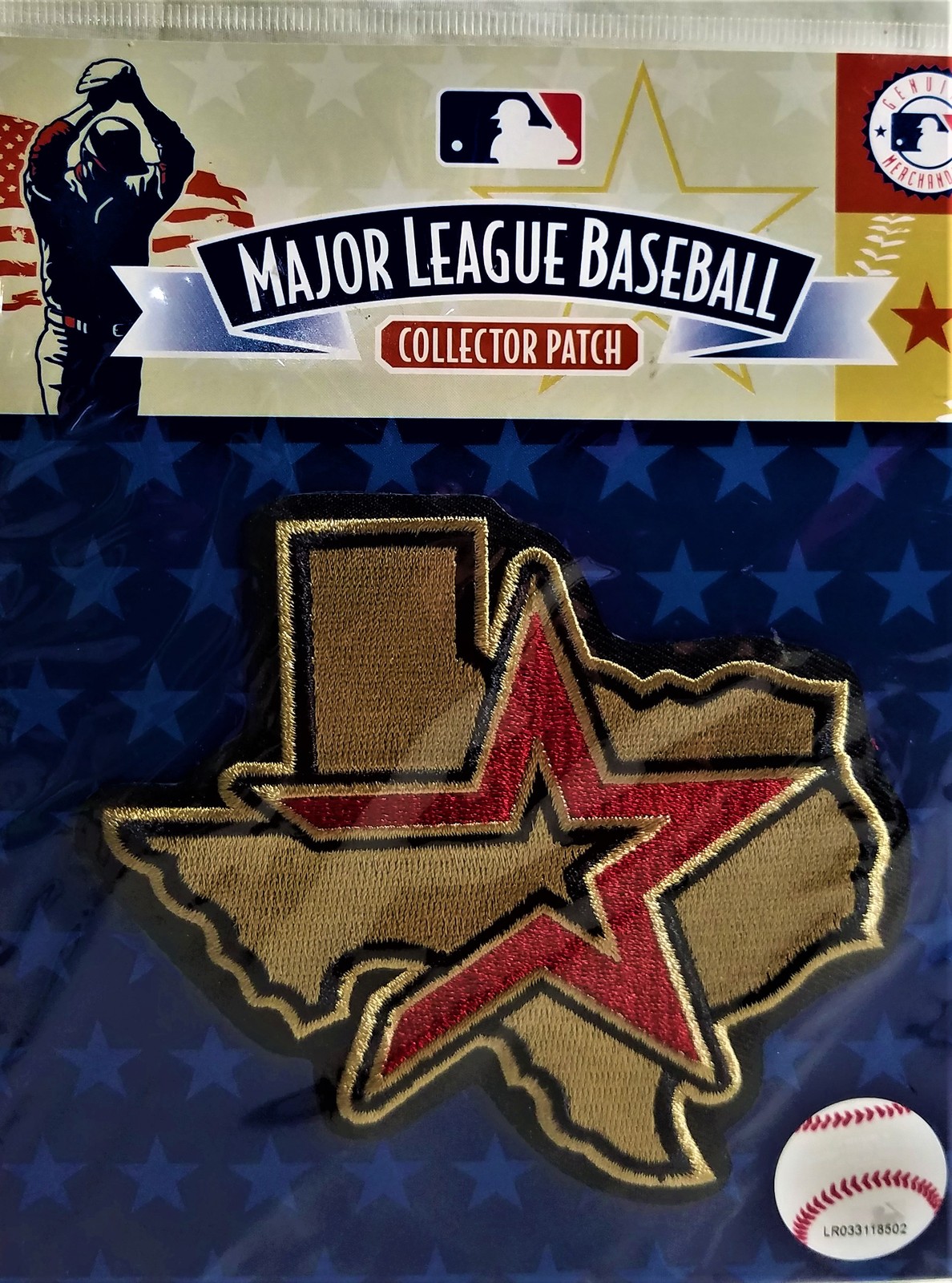 Major League Baseball Collector Patch NIP Genuine Merchandise Houston