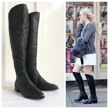 New Dolce Vita Womens Meris Pebbled Leather Distressed Over-The-Knee Boots $280 - $98.00