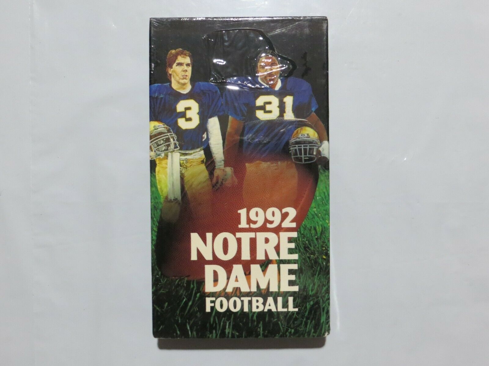 1992 Notre Dame Football VHS Video Yearbook Jerome Bettis Fightin Irish