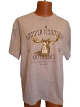 Gander Mountain Outdoors Buck T-Shirt Size XL Gray - $9.99