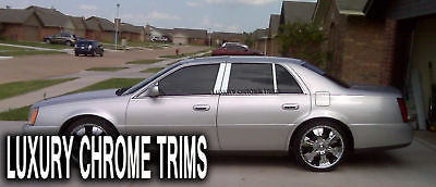 Stainless Steel Pillar Post Trim 6Pcs For CADILLAC DTS 2000-2011