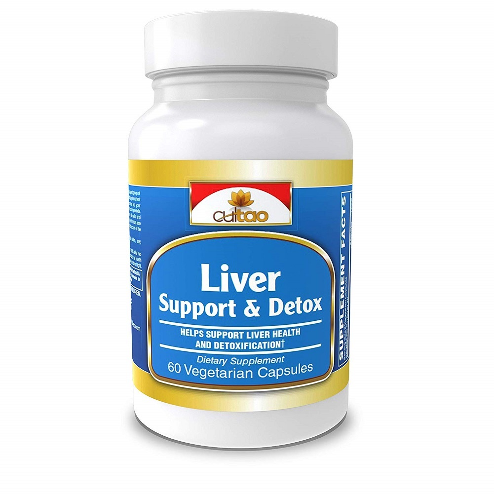 Liver Cleanse Detox & Support Supplement Milk Thistle, NAC, Turmeric 60 Vcaps Other Vitamins
