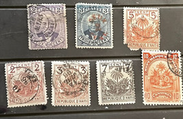 HAITI LATIN AMERICA COLLECTION OF USED STAMPS #22-3:29:39:40:42:62 - $1.98