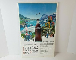 Vintage Coca Cola Coke Advertising 1974 Calendar Look Up America Ephemera - $14.30