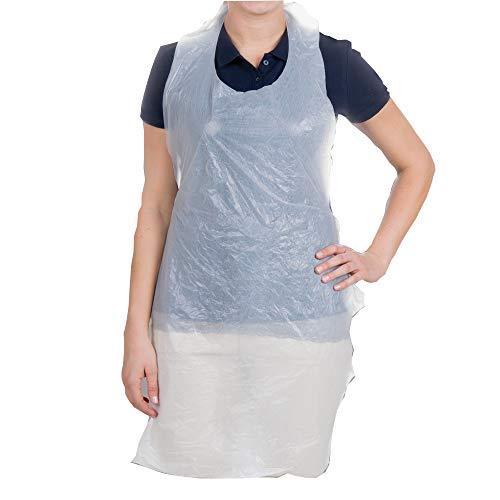 2x100 White Disposable Aprons For Cooking, Painting and More - Durable ...