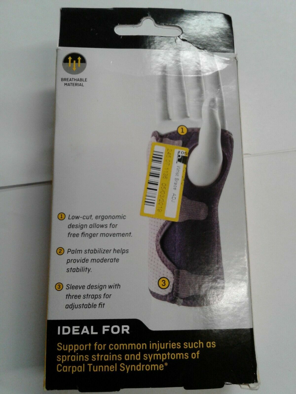 3M FUTURO WRIST RIGHT COMPRESSION STABILIZING BRACE SMALL/MEDIUM BRAND