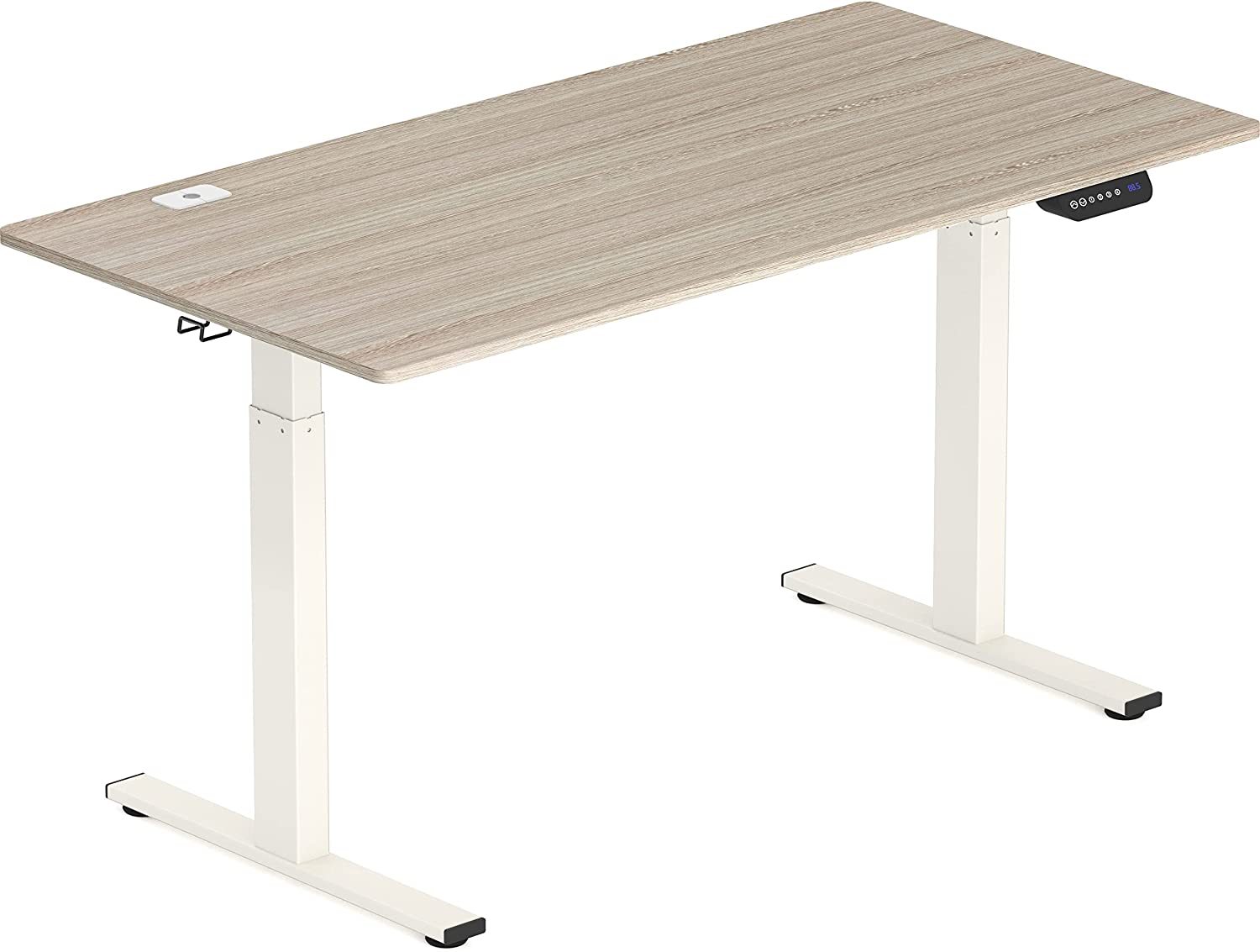 Primary image for SHW 55-Inch Large Electric Height Adjustable Standing Desk, 55 x 28, Maple