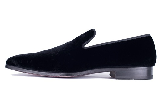 Men black Velvet shoes loaffer moccasins, Mens black velvet shoes - Boots