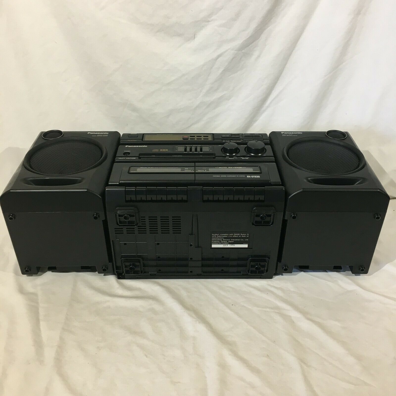 Vintage 1992 Panasonic RX-DT630 Portable and similar items