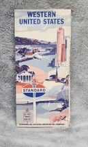 1960s Standard Oil Western United States Vintage Road Map - $6.79