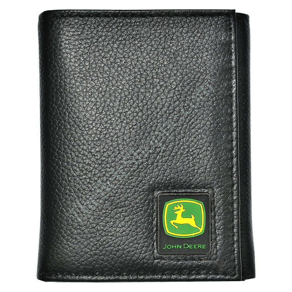 John Deere Men's TriFold Wallet,Black,One Size U00BK Wallets