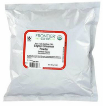 Frontier Co Op Ground Cinnamon Organic 1 lb Bulk powder kosher Ceylon fair trade - $27.99