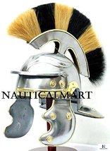 NAUTICALMART Medieval Roman Centurion Officer Helmet With Multi-Color Plume Hall