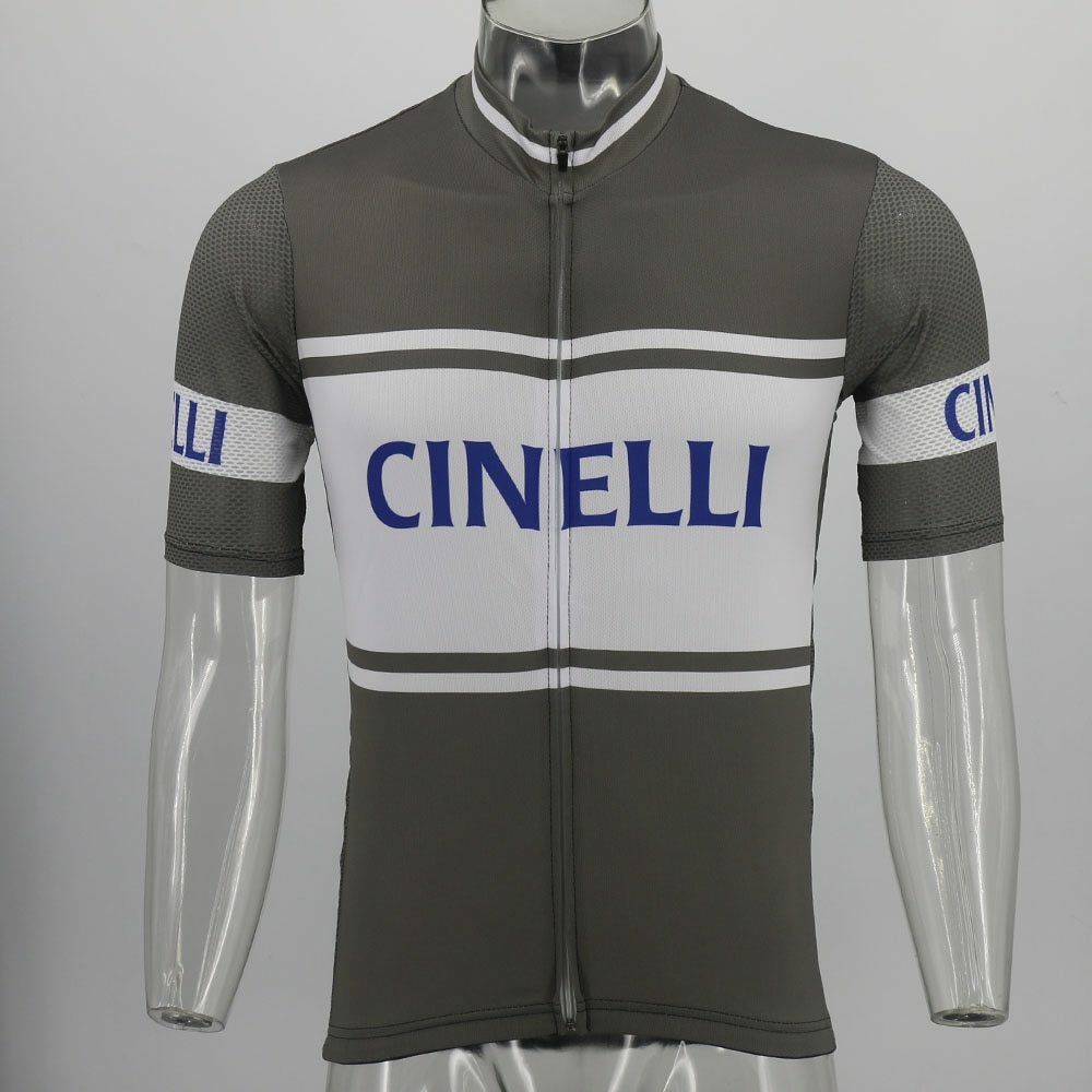 CINELLI Cycling Jersey Retro Road Pro Clothing MTB Short Sleeve Bike Racing