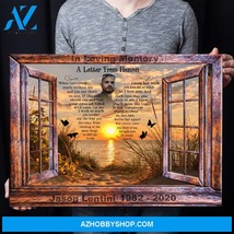 Letter From Heaven - Rustic Window to the Ocean Photo Memorial Canvas - $49.99
