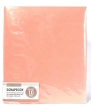 K&Company 8.5 In X 11 In Pink Faux Leather Top Loading Page Protectors Scrapbook