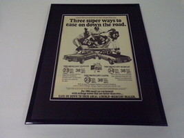 1980 Lincoln Mercury / Pittsburgh Steelers 11x14 Framed ORIGINAL Advertisement