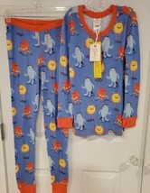Munki Munki Dinosaur "Party Animals" Long John Pajamas Size 4T or Size 12 Kids - $19.25