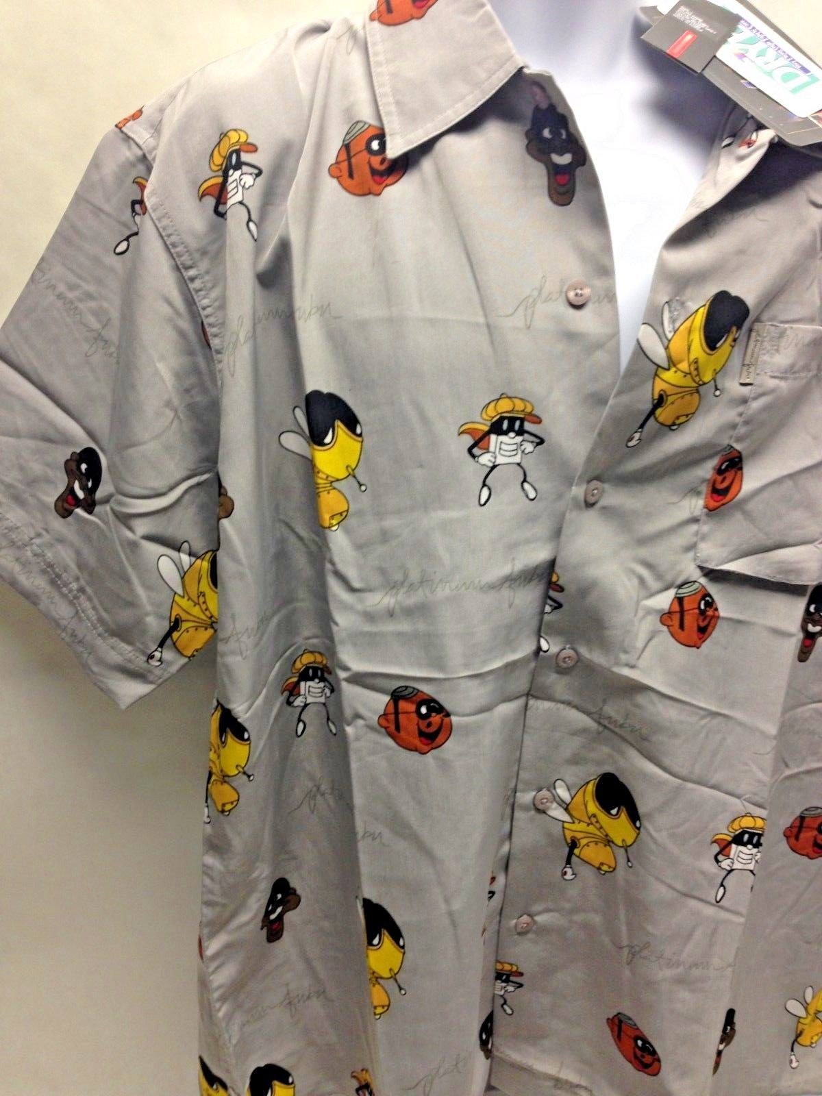 fat albert button up shirt