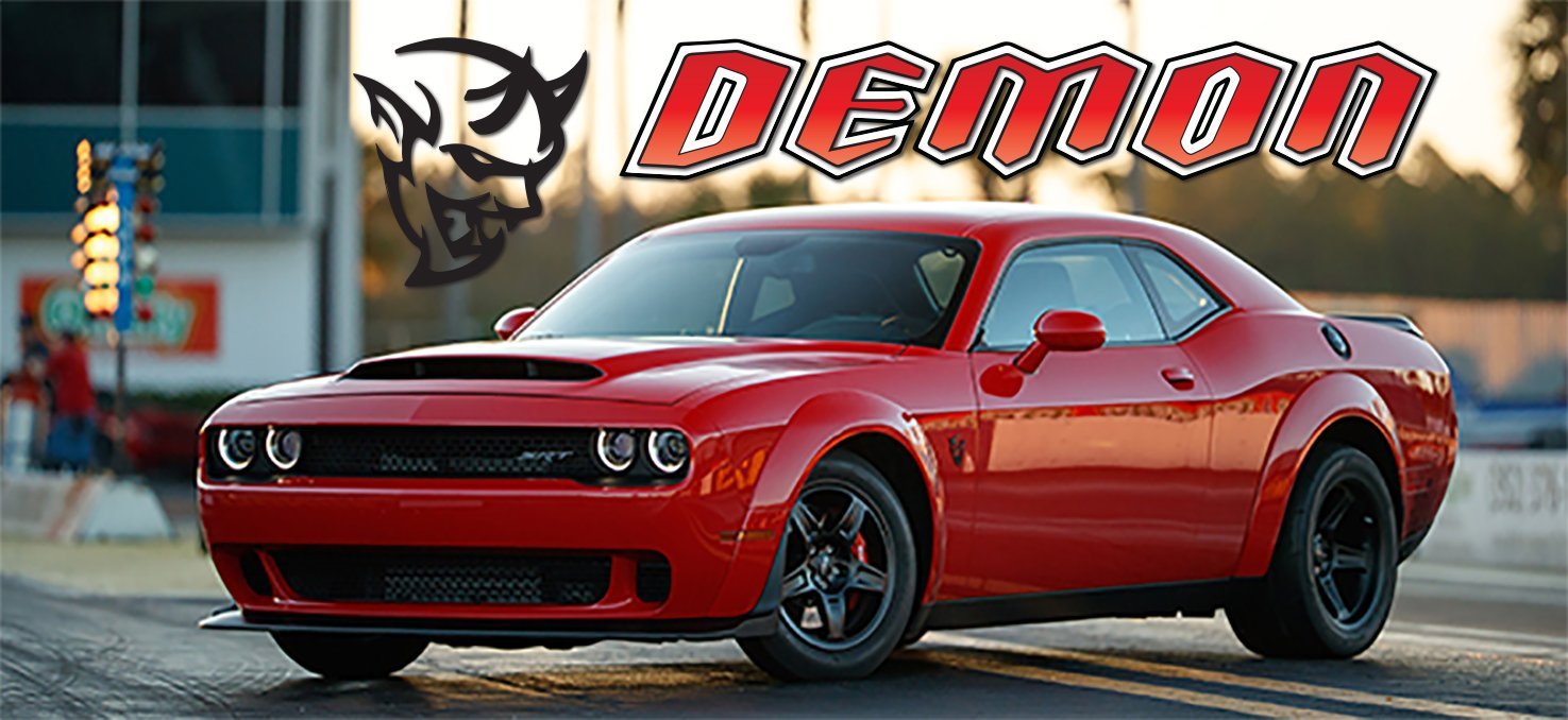 2018 Dodge Challenger Demon Poster Srt Mopar Large Charger Muscle Car ...