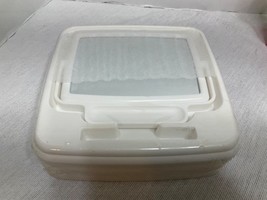 (3) Vintage Mary Kay Travel 2-Sided Mirror Make-up Tray Case in White New - $13.61