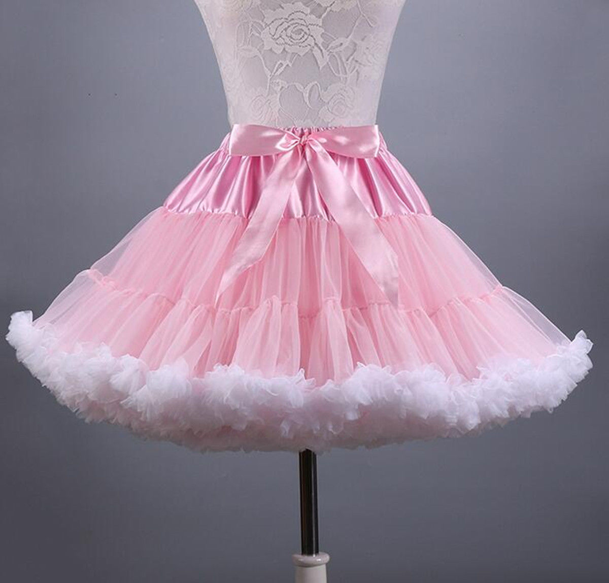 Lolita Petticoat COS Underskirt Puffy Fluffy Crinolines Adult Dance