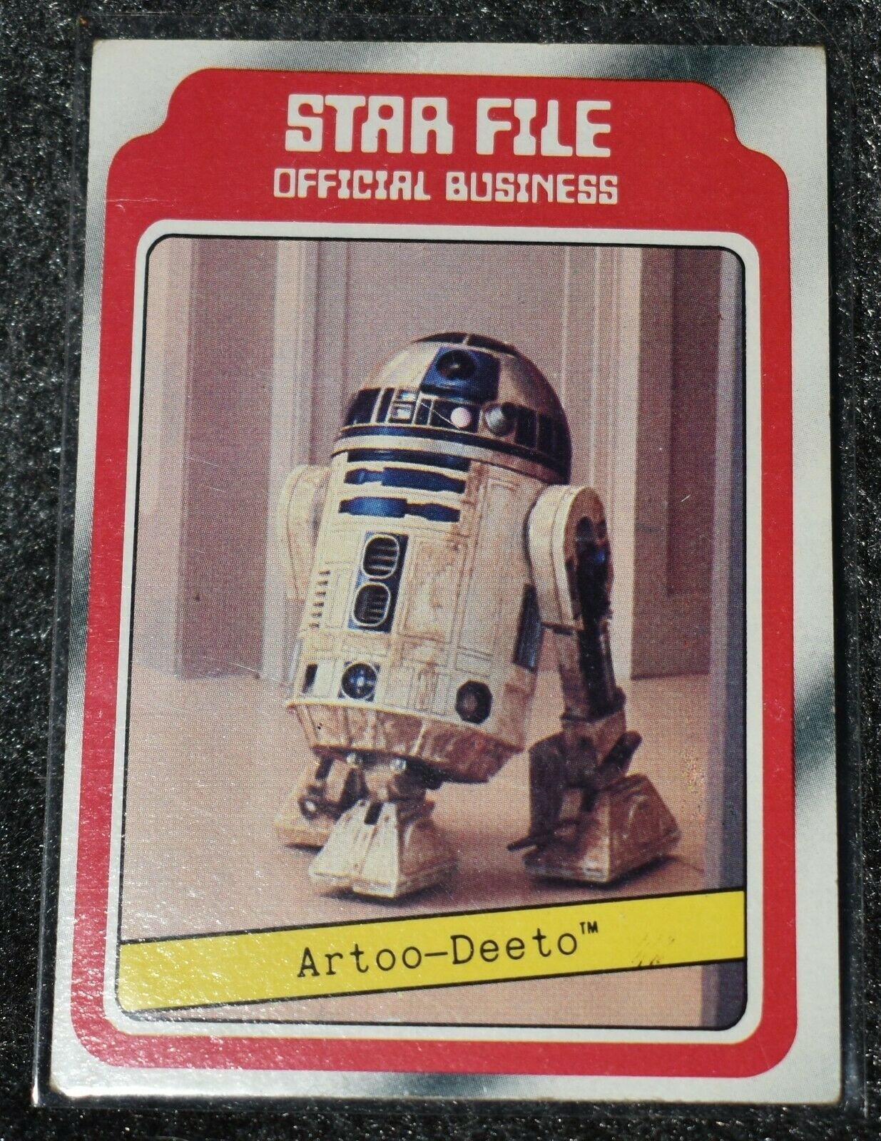 star wars blue trading cards