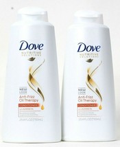 2 Ct Dove Nutritive Solutions 25.4 Oz Anti Frizz Almond Oil Therapy Conditioner